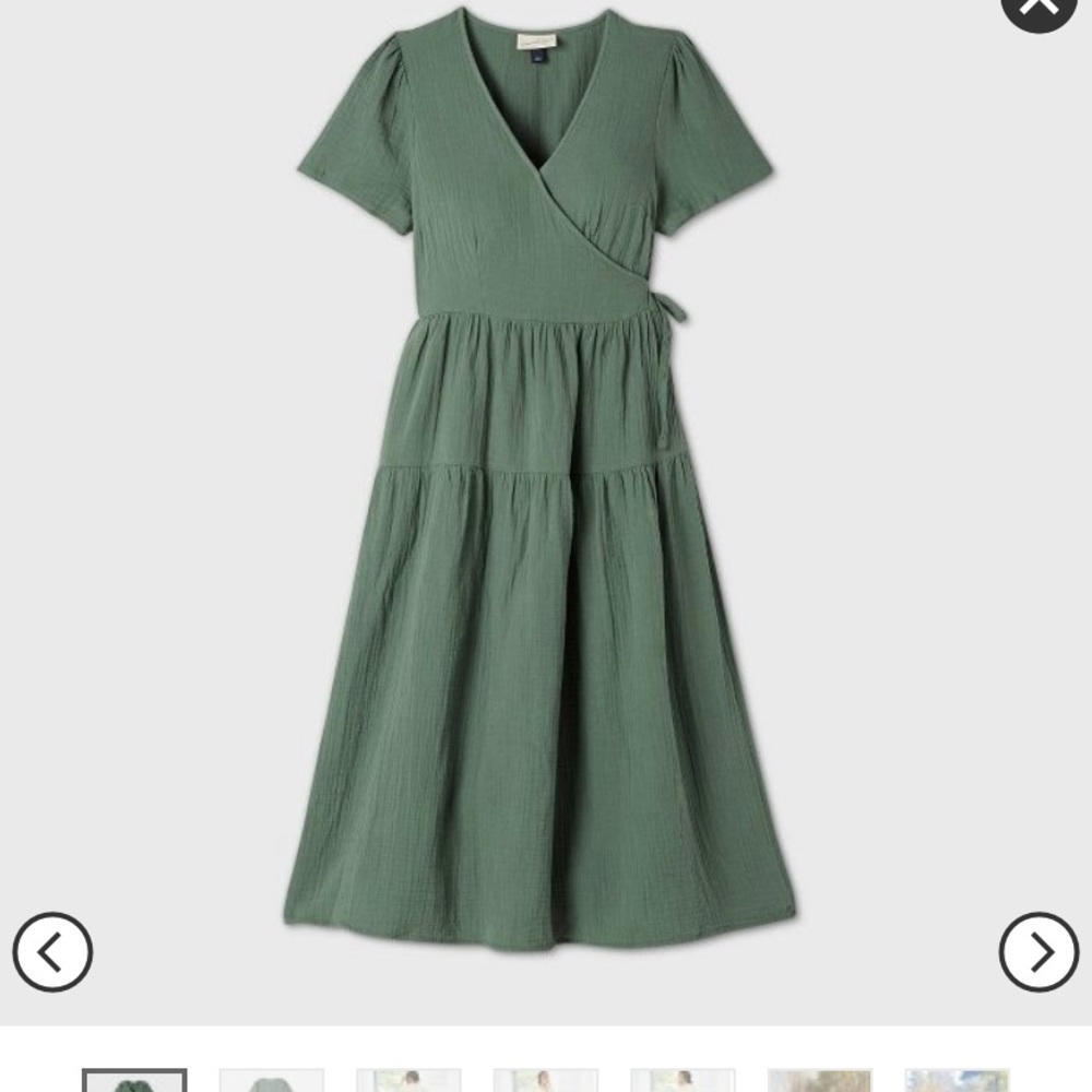NWOT Universal Thread Short Sleeve Wrap Dress